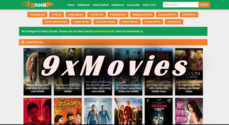 9xmovies 2023 Latest Bollywood, Hindi, Hollywood Tamil, Telugu, South Dubbed HD Movies and Webseries Download for Free 9xmovies.com